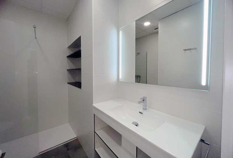 Habitación doble de la residencia Anunciata de Valencia